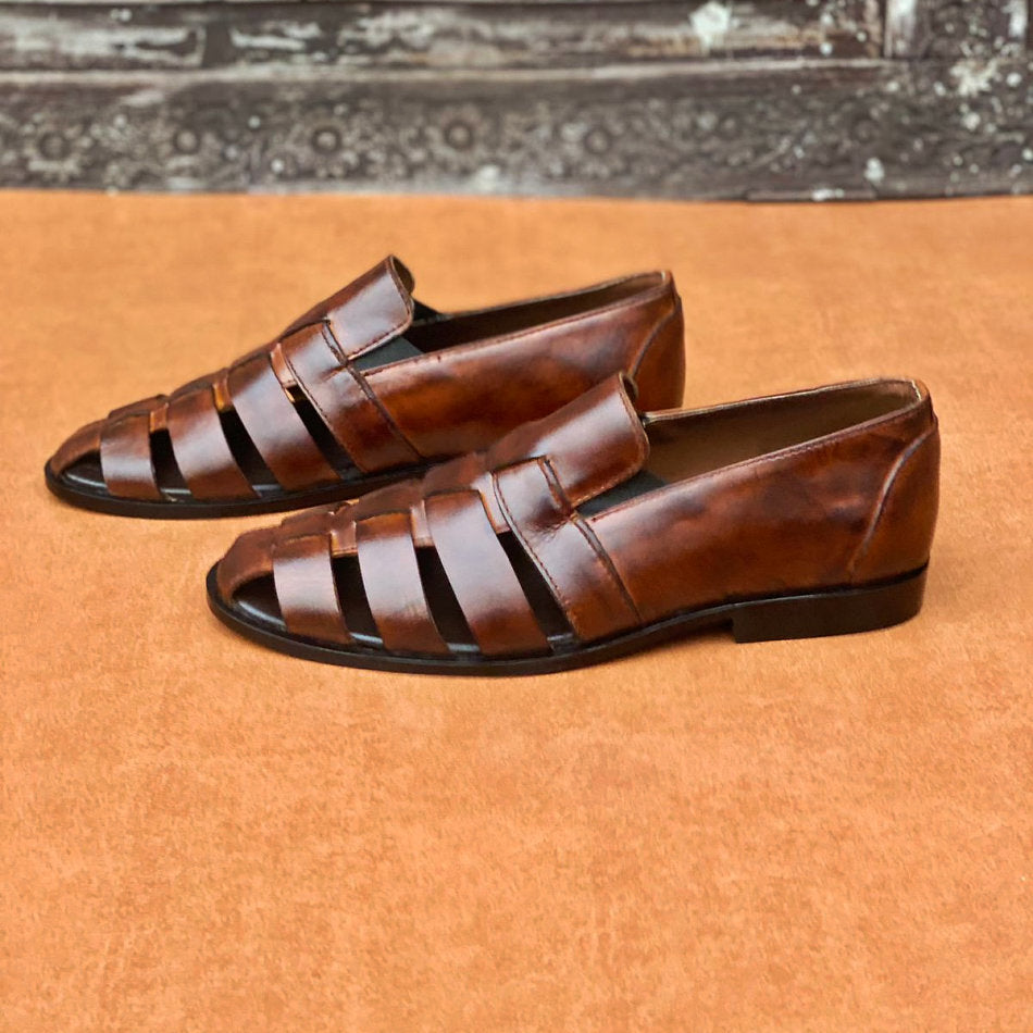 Handmade Premium Leather SS-2351-Brown