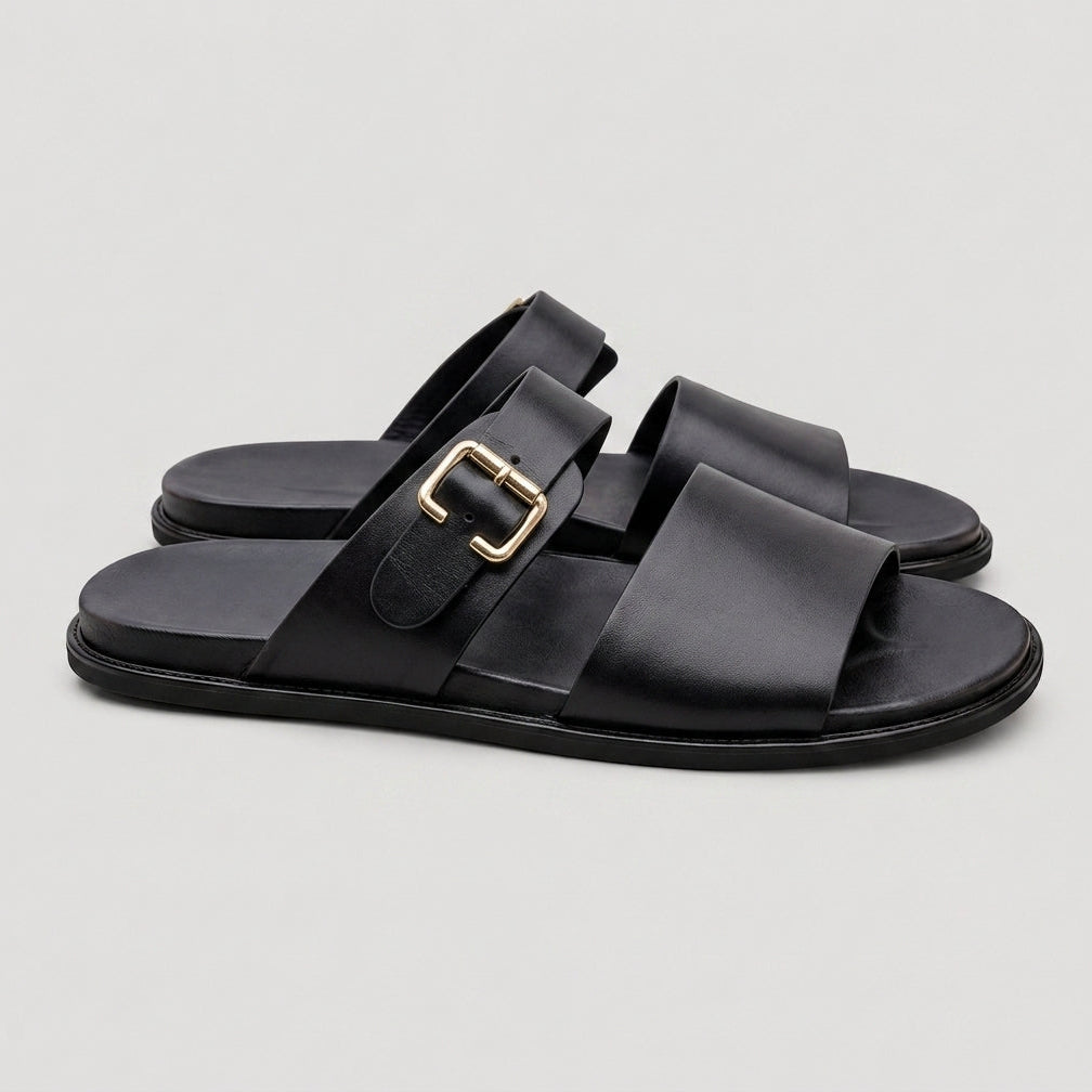 Step Pure Leather Briksto Black SS-2617