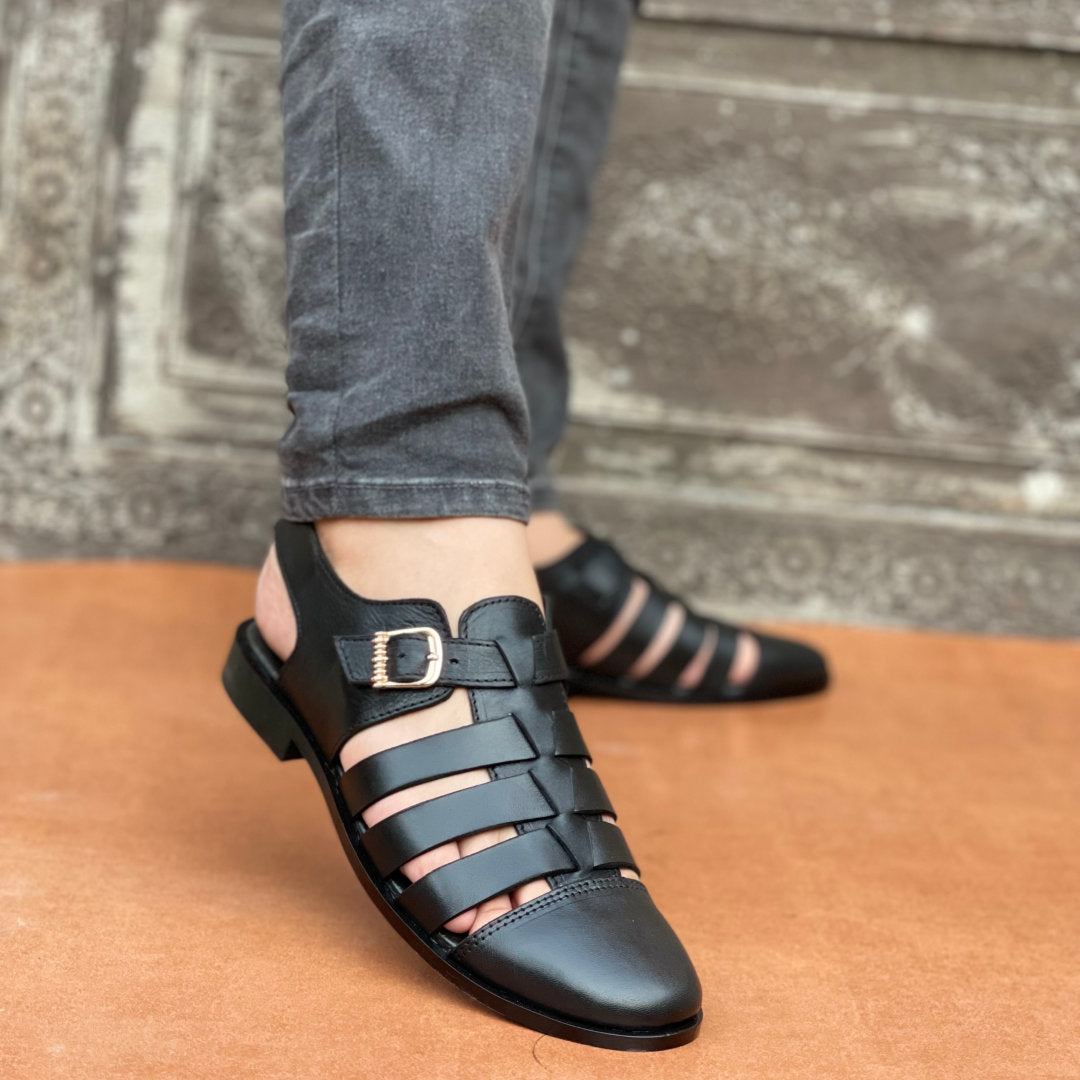 Handmade Premium Leather Black SS-2358