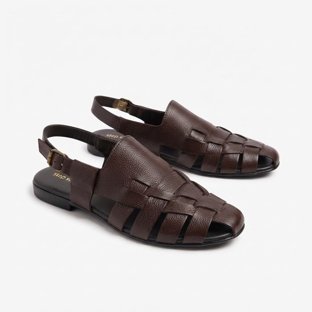 Step Handmade Trewo Brown SS-2775