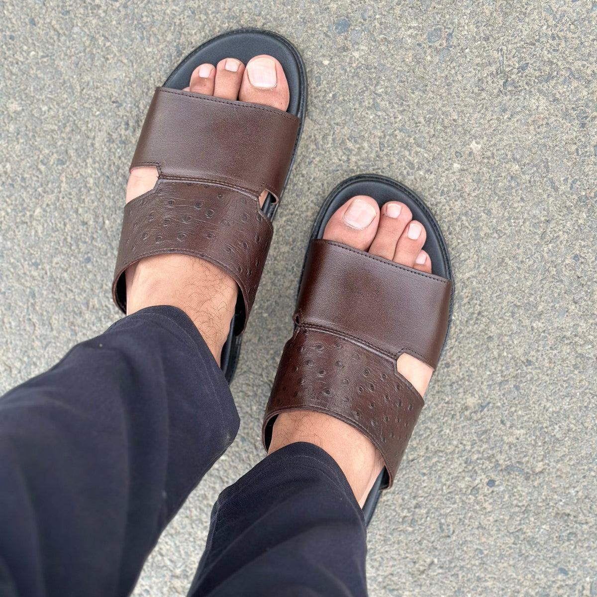 Step Pure Leather Bristo Brown SS-2622