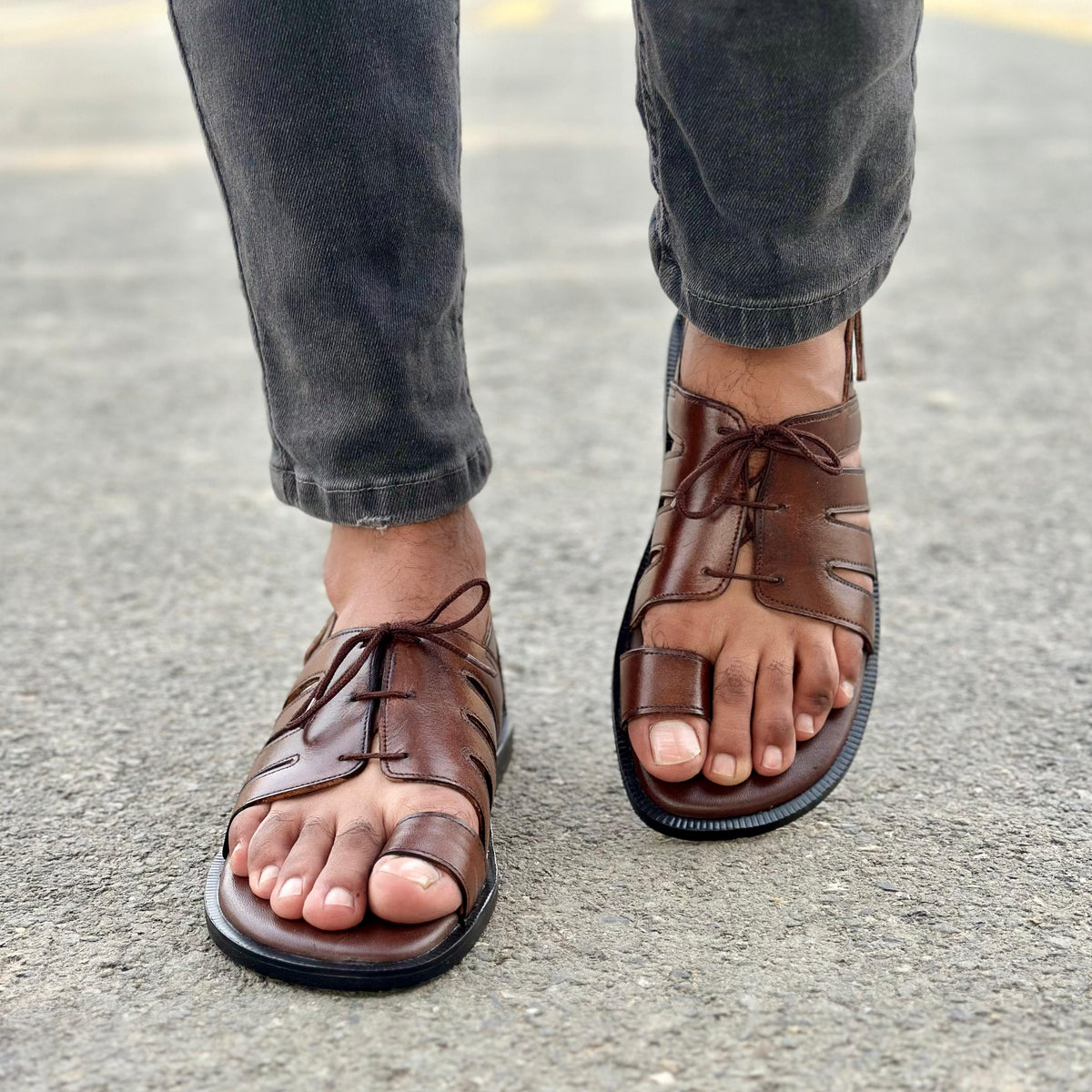 Step Pure Leather Amster Brown-2638