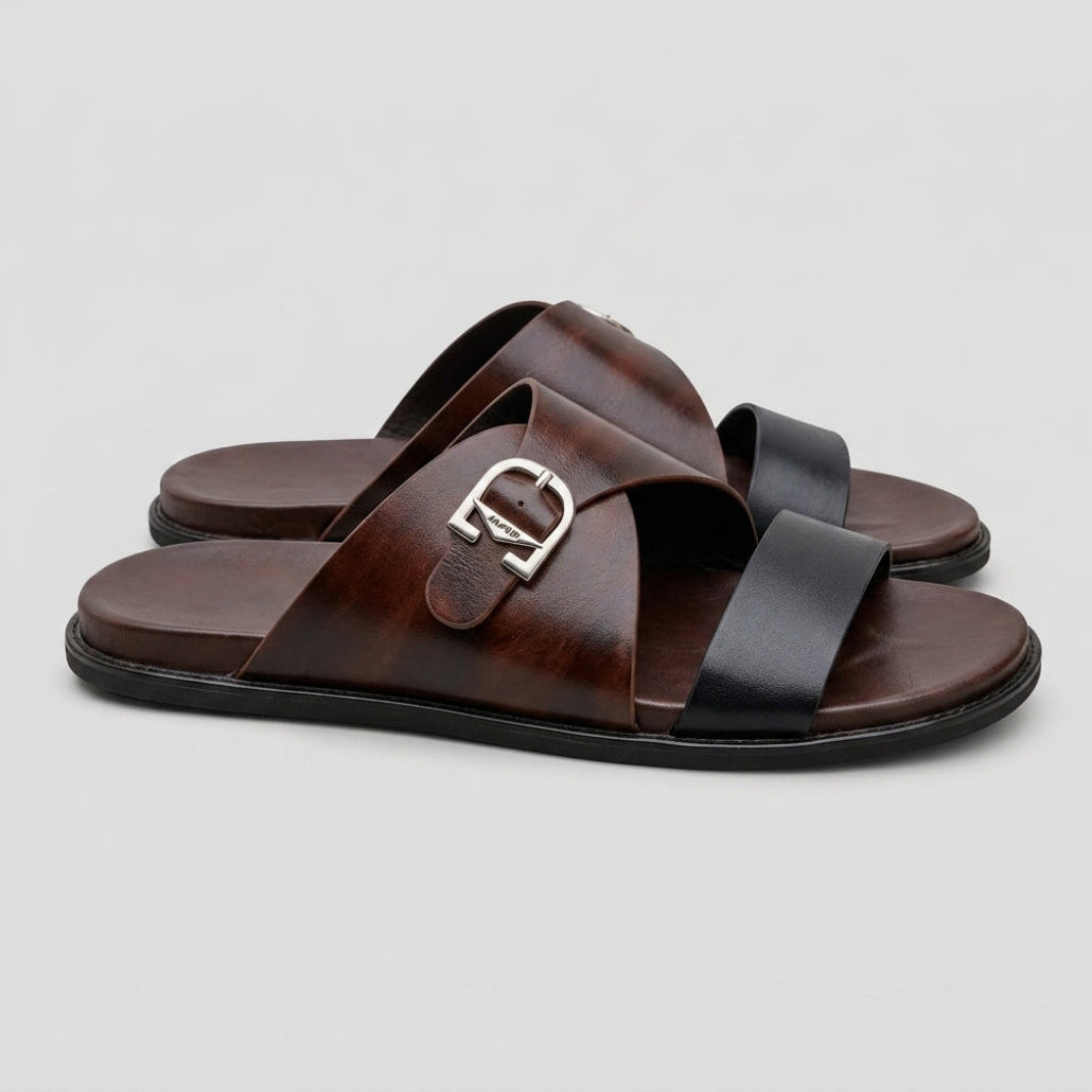 Hand made Multi Color Leather Chappal SS-2223
