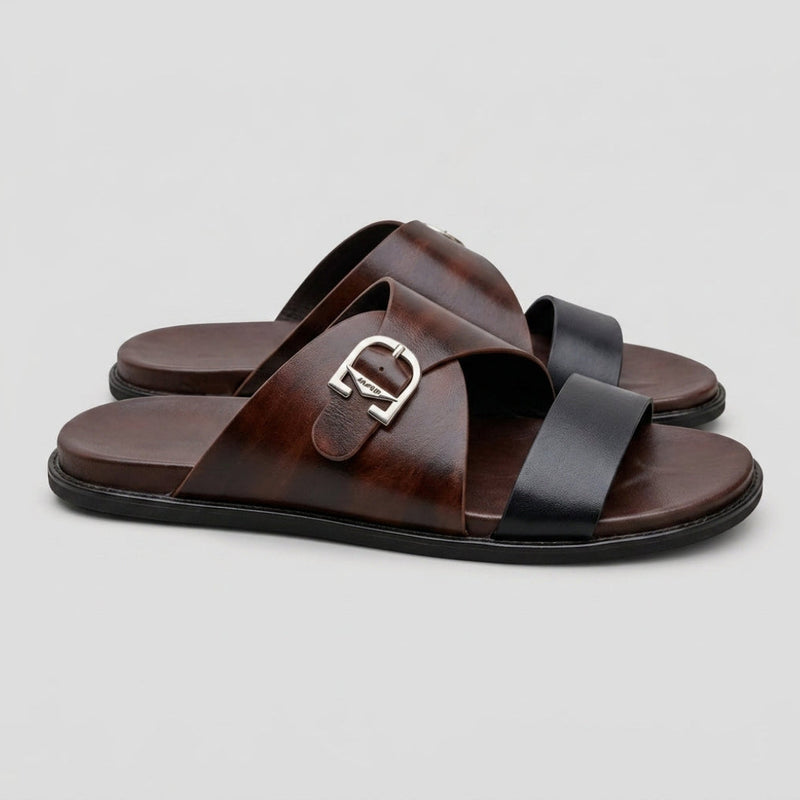 Hand made Multi Color Leather Chappal SS-2223