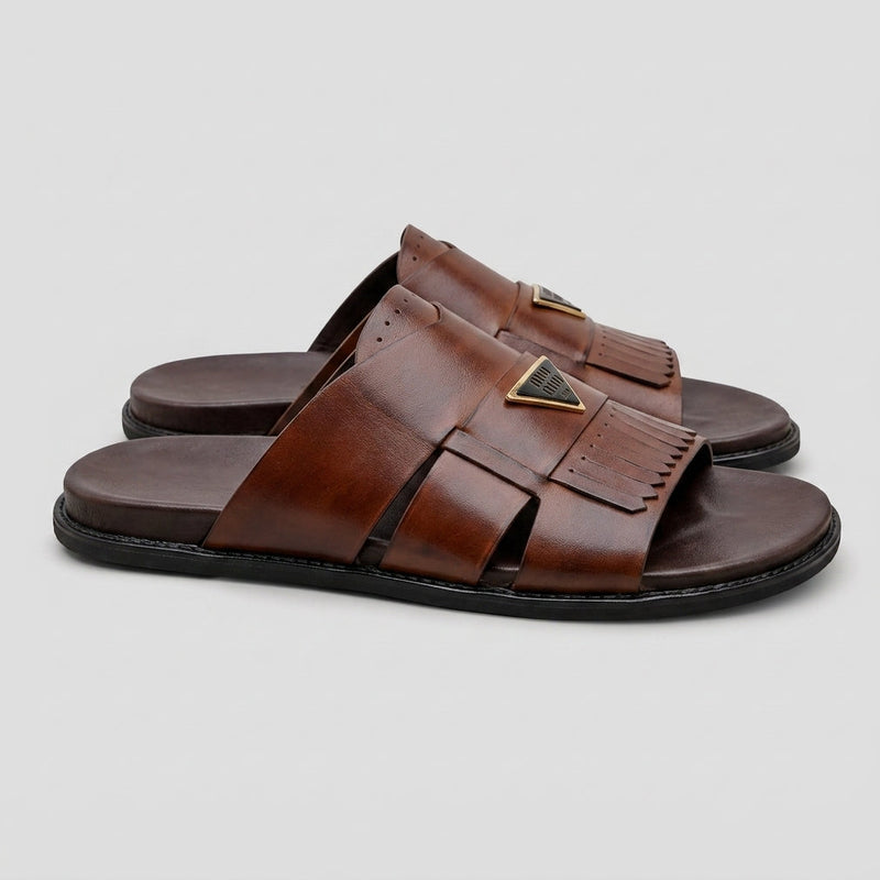 Step Pure Leather Nikord Brown SS- 2620