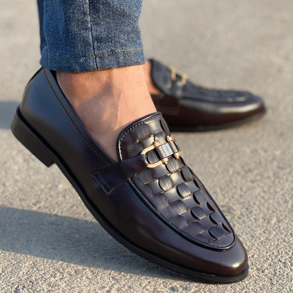Genuine Leather Karamo Brown Office Shoes for Men