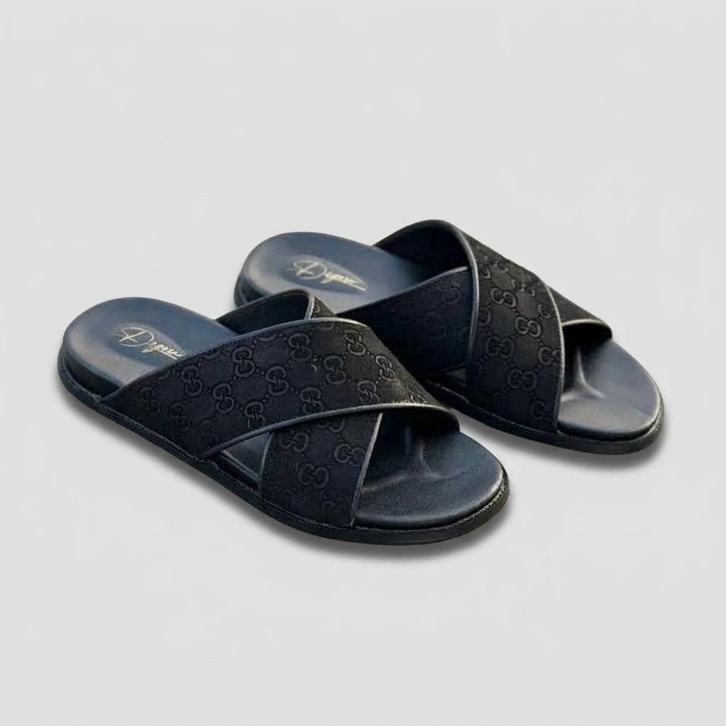 Pure Handmade Chappal GG Black-2718