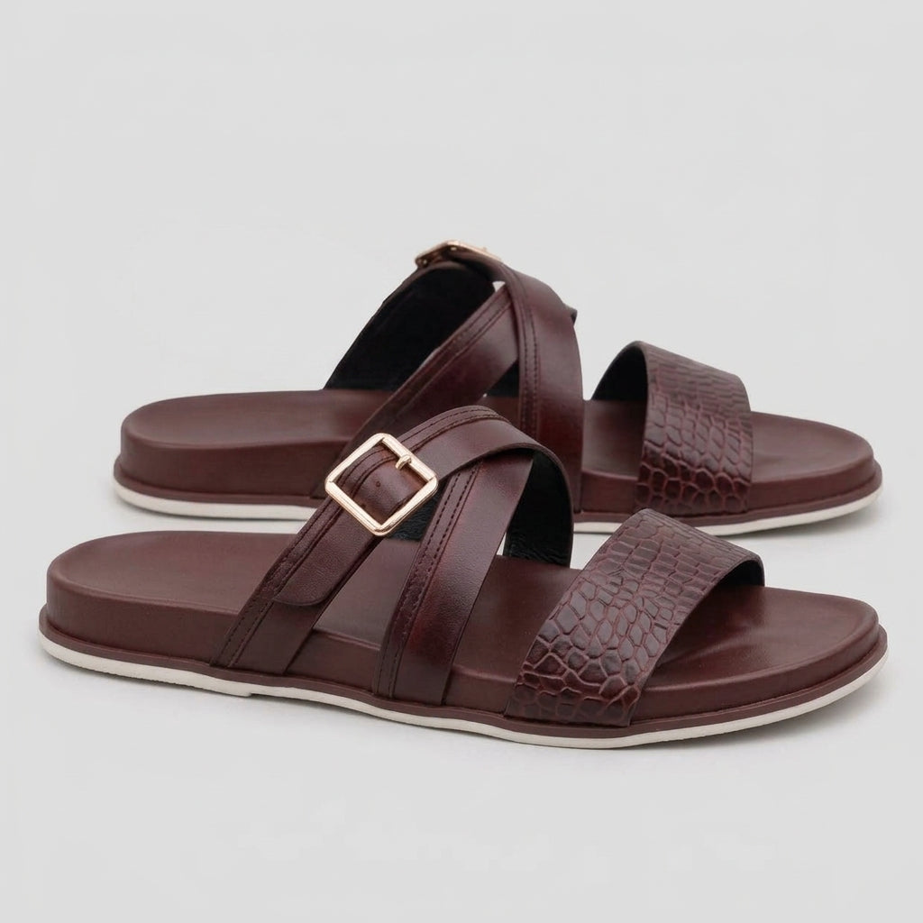 Step Pure Leather Arino Brown SS-2627