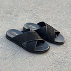 Pure Handmade Chappal GG Black-2718