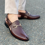 The Unique Brown Leather Kheri SS-157