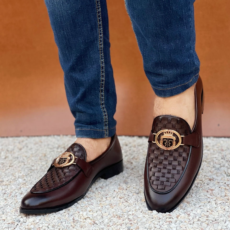 Brown Italian Shoes SS-2383