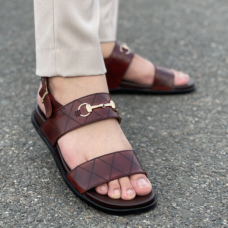 Pure  Handmade Sandal-2363