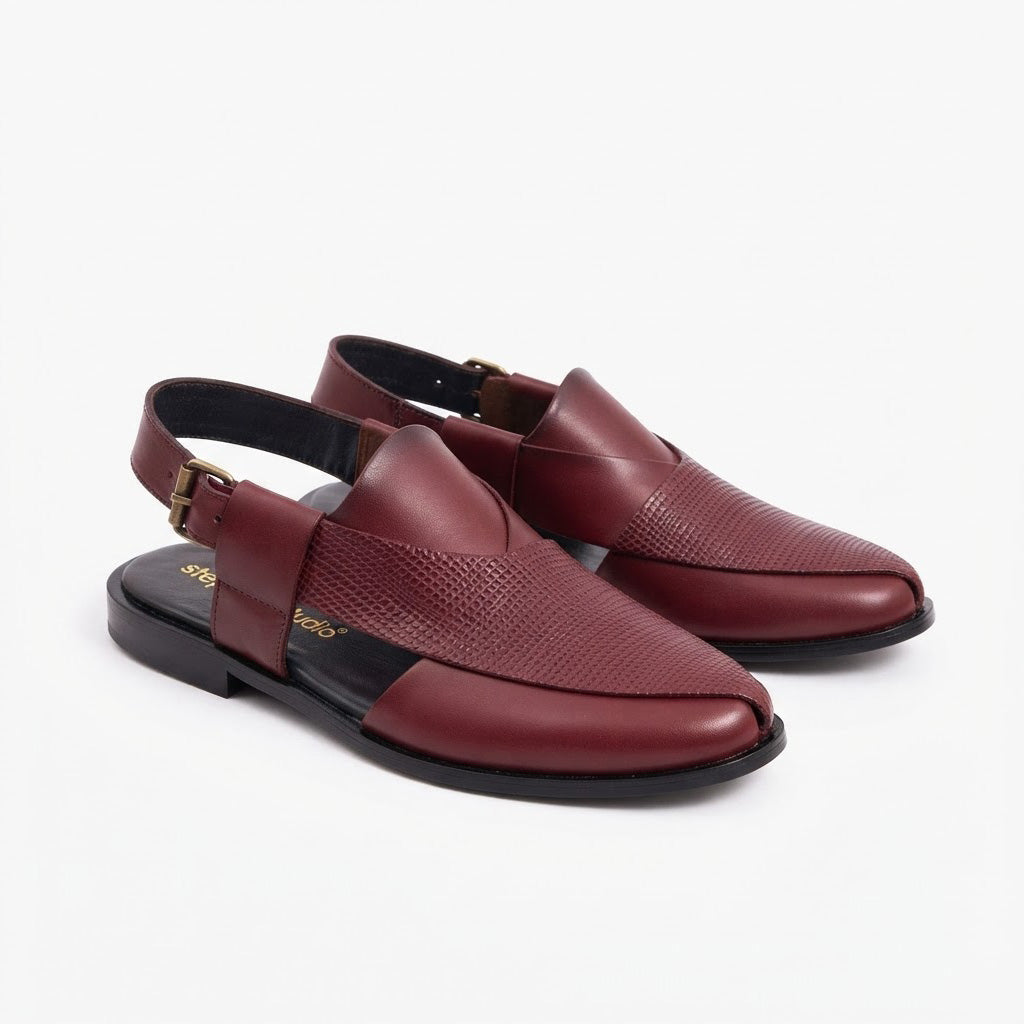 Step Handmade Maled Maroon SS-2782
