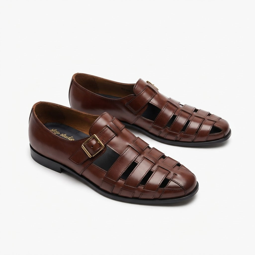 Step Pure Leather Ridge Brown -2635
