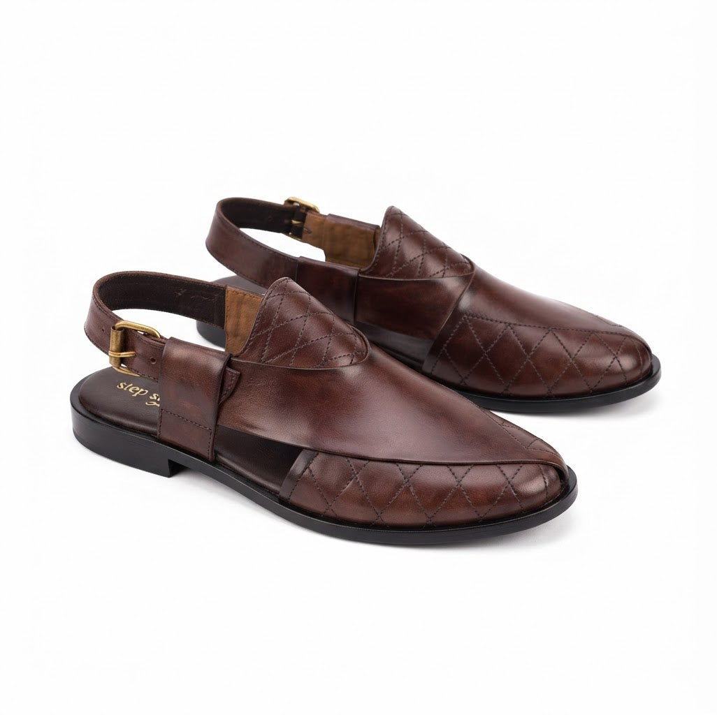 Step Pure Leather Catnve Brown-2684