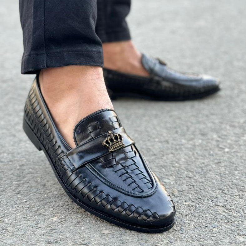 Comfortable Black Leather Shoes for Men