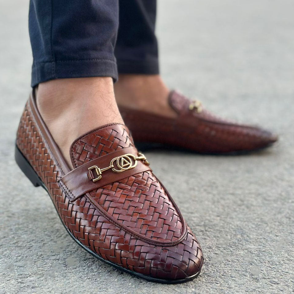 Genuine Leather Bexley Brown Office Shoes for Men Main image