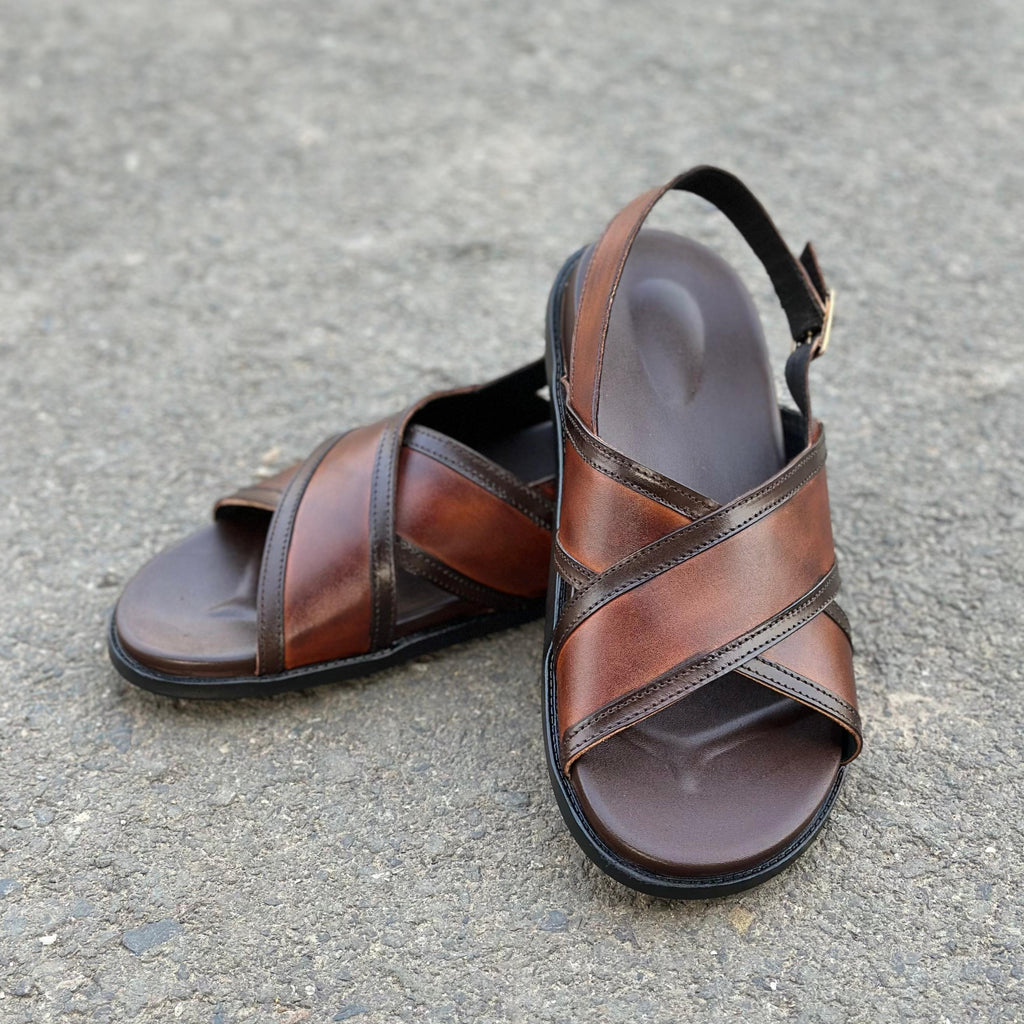 Step Pure Leather AMRELD BROWN SS- 2616