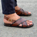 Step Pure Leather AMRELD BROWN SS- 2616
