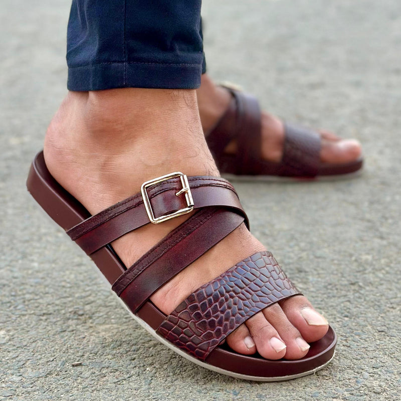 Step Pure Leather Arino Brown SS-2627