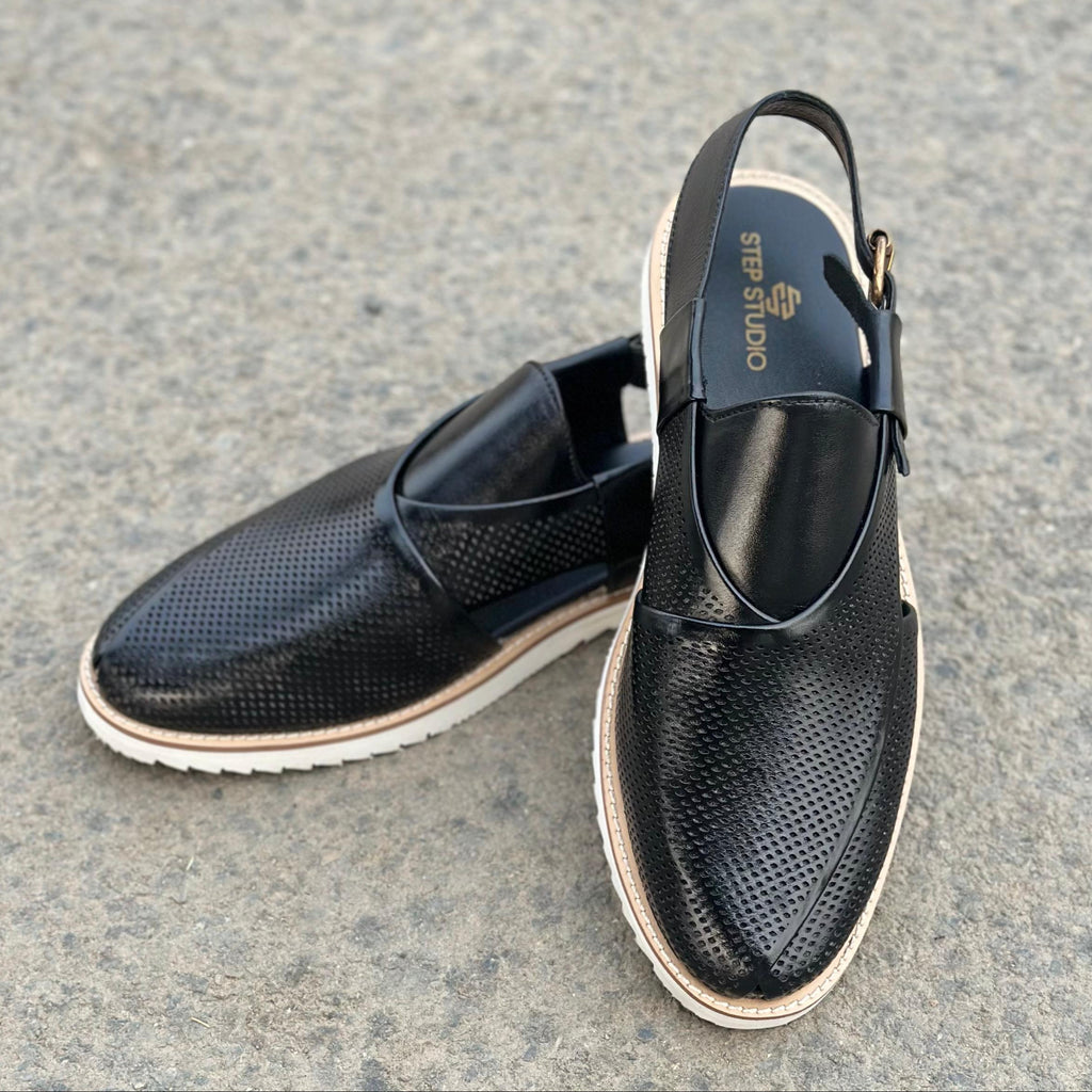 Step Pure Leather Frent Black - 2629