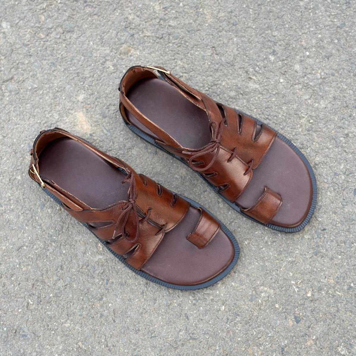 Step Pure Leather Amster Brown-2638