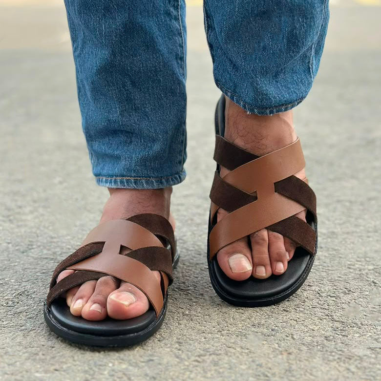 Pure Handmade Mosher suede Chappal-2770