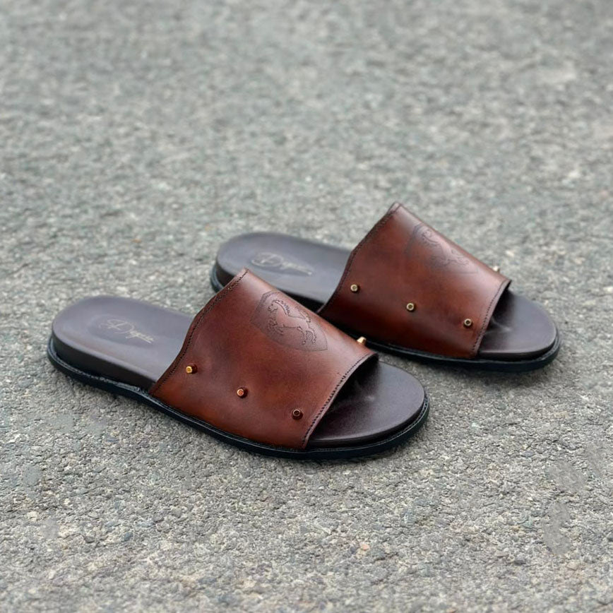 The Italian Brown Leather Chappal SS-2052 Secondary image