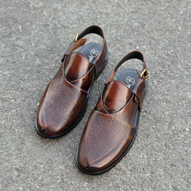 Step Pure Leather Agri Brown-2672
