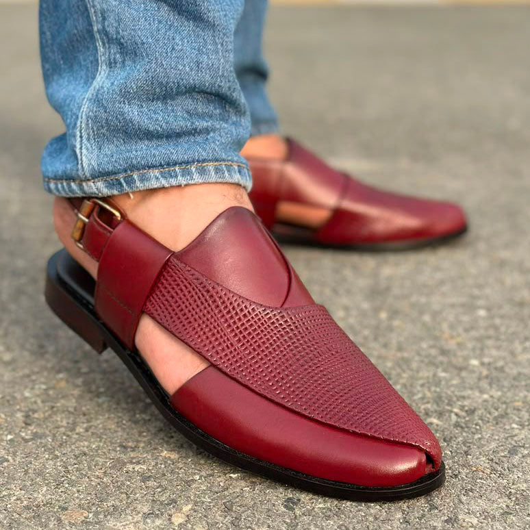 Step Handmade Maled Maroon SS-2782