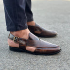 Step Pure Leather Agri Brown-2672