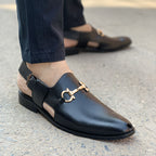 The Unique Black Leather Kheri SS-157