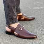 The Unique Brown Leather Kheri SS-157